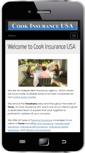 Responsive for Mobile Phones